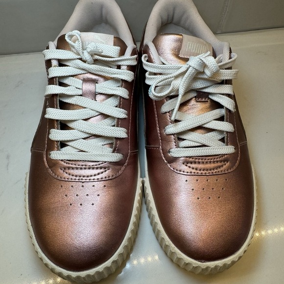 Puma Women's sneakers Carina Metallic‎ Pink Women's Size 8.5 - Picture 13 of 14